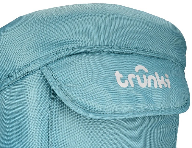 Detaily vreciek na príslušenstvo a upínacieho mechanizmu Trunki